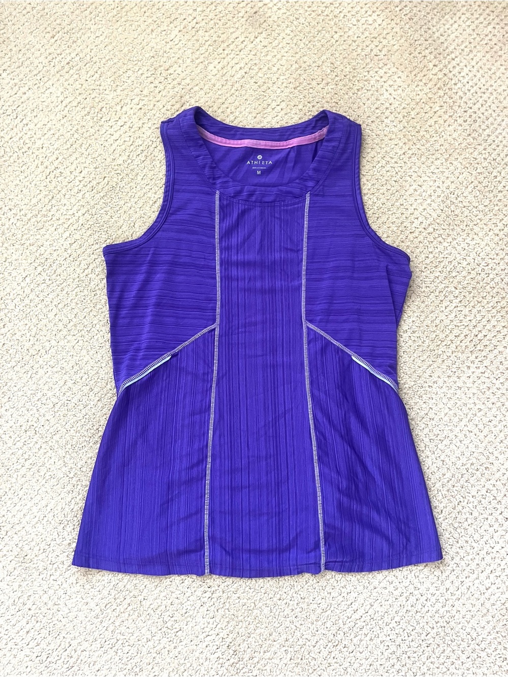 Athleta Purple Run On Tank Top Women’s Size Medium